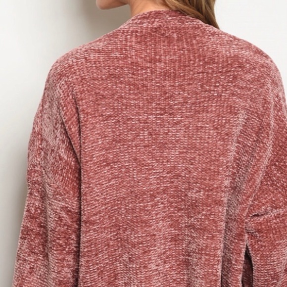 LAST!Chenille Embroidered Cardigan - Picture 3 of 3